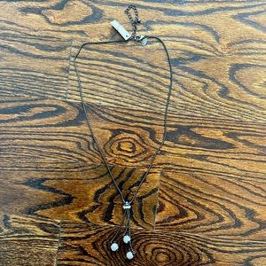 Chicos Black and rhinestones necklace